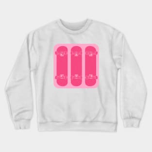 Girls Skate Pink Crewneck Sweatshirt